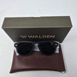 Walden Airman Sunglasses Unisex One Size Satin Charcoal Grey WAL-AIR-SCG NEW